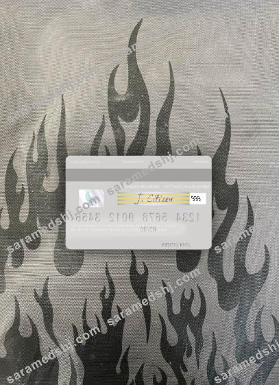 Liberia Access Bank visa debit card photolook back